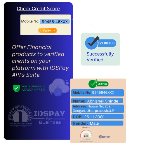 Credit Score API by Mobile number-idspay